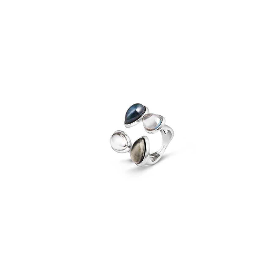 Anello Goccia 4 elementi AURUM | AN4 GC 1 ARG VARI-COL.ARG